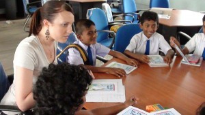 Working with children in Sri Lanka